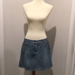 Theory - denim mini skirt - size 10